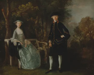 Lady Lloyd en haar zoon, Richard Savage Lloyd, van Hintlesham Hall, Suffolk